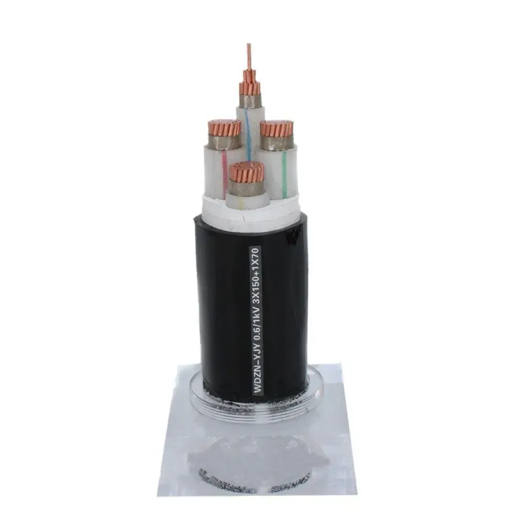 Cáp điện chống cháy XLPE, cách điện bọc PE dẫn điện đồng Yjy/Zr-Yjy/Nh-Yjy LSZH