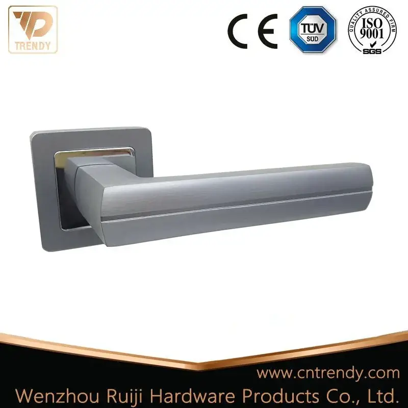 Phân phối Tay nắm cửa nội thất bằng nhôm Wenzhou trang trí bông hoa bán kính