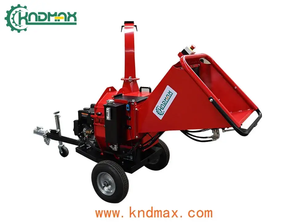 Máy băm gỗ thủy lực Kndmax 15HP – Hệ thống cấp liệu thủy lực mạnh mẽ, tiết kiệm năng lượng