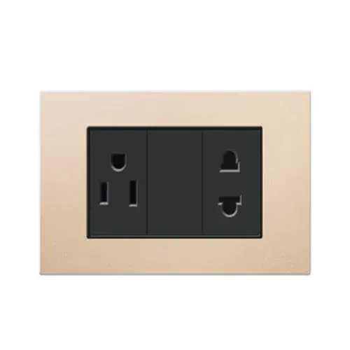 Ổ cắm đa năng B016 Tiêu chuẩn Mỹ 1gang 15A với 2pin sử dụng linh hoạt