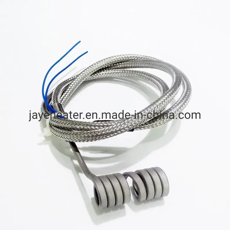 Bộ gia nhiệt cuộn dây nóng điện 28mm đi kèm dây tiếp đất