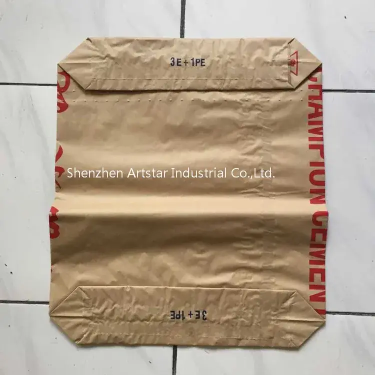 Túi Xi Măng Giấy Kraft có Van, In Logo và Dung tích 25kg 50kg