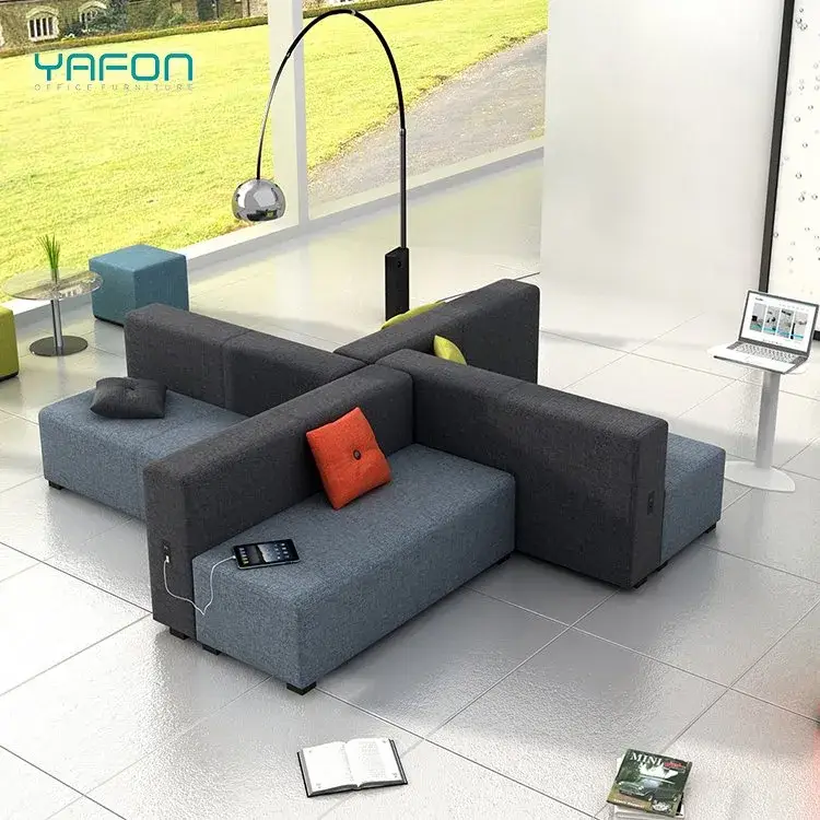 Bộ ghế sofa tiếp khách vải cao cấp, thiết kế hiện đại và linh hoạt cho nội thất