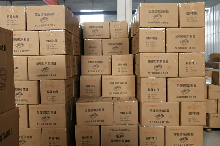 Khay nhôm hình tròn chịu nhiệt có nắp sử dụng một lần, thuận tiện và tiết kiệm hình ảnh 31-description