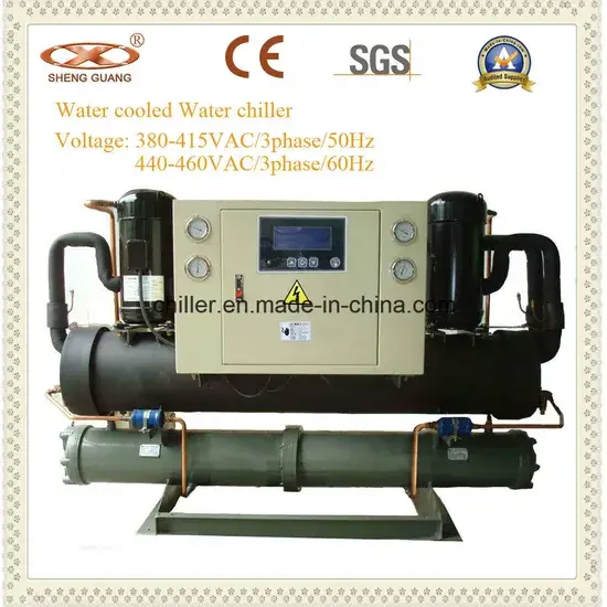 Máy làm lạnh nước kiểu mở và kiểu vít công suất 70kw