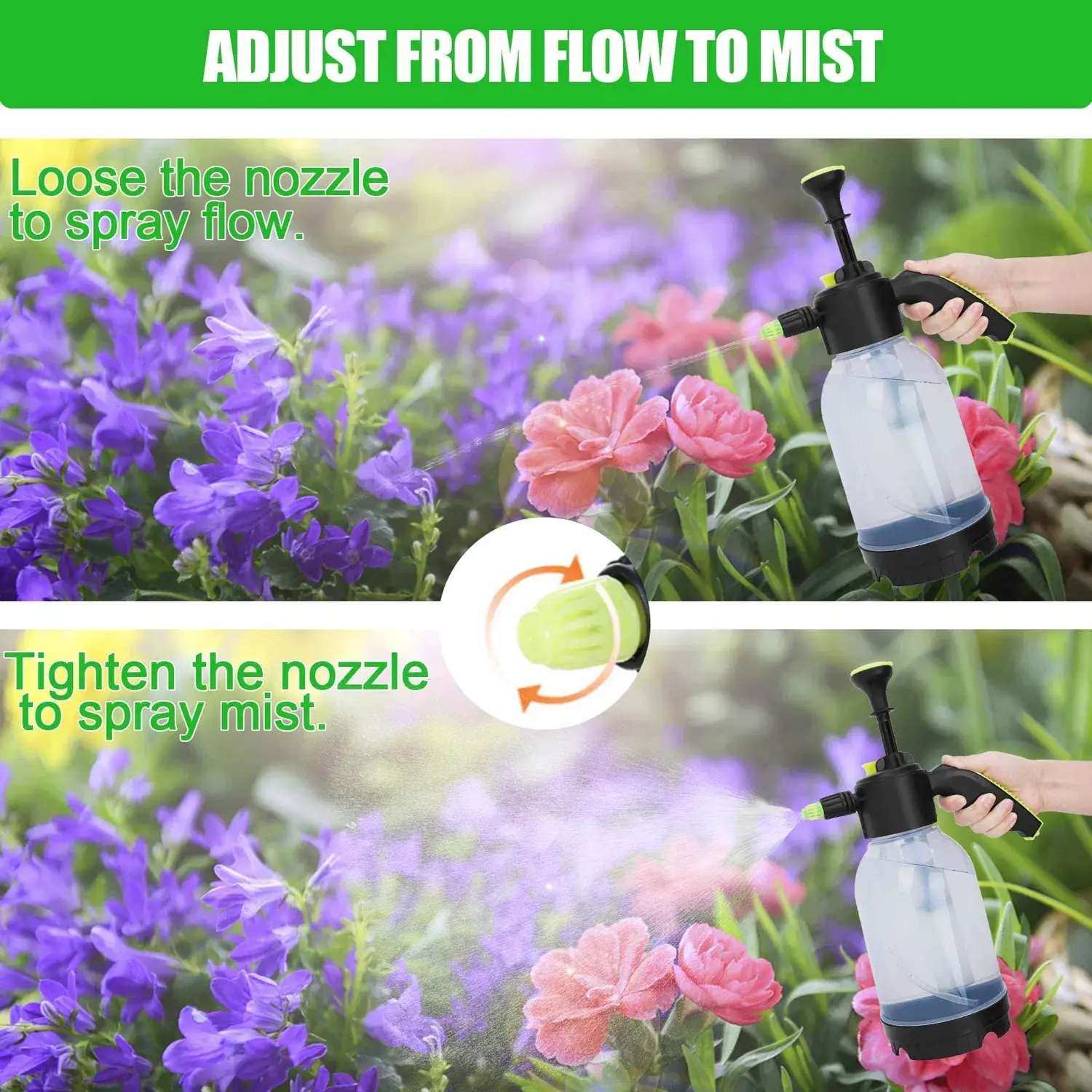 Bình xịt nước áp lực 70oz dành cho vườn sân cầm tay