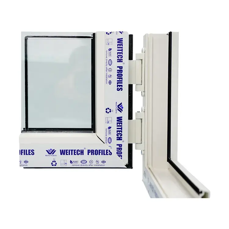 72mm UPVC Casement Series: Lựa chọn hàng đầu với Hồ sơ Foil Laminated từ Trung Quốc