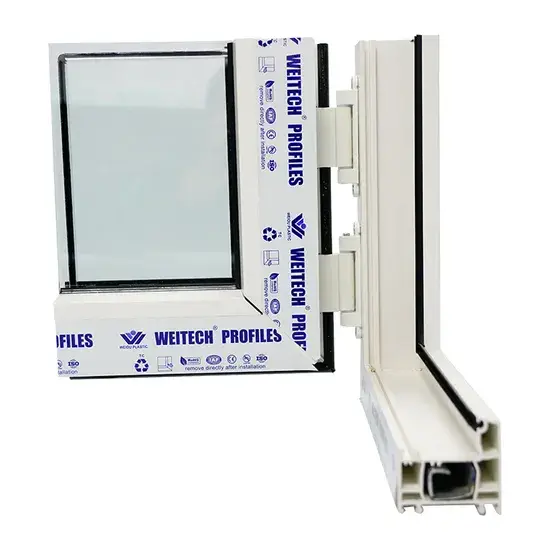 72mm UPVC Casement Series: Lựa chọn hàng đầu với Hồ sơ Foil Laminated từ Trung Quốc