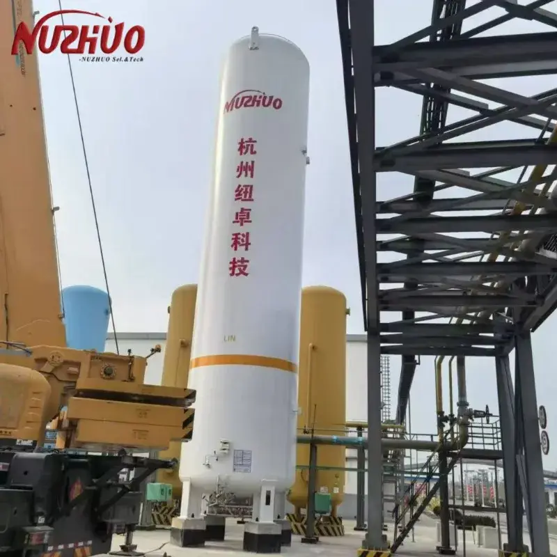 Nuzhuo - Nhà máy tách không khí cryogenic với máy lỏng nitơ và argon, kích thước lớn