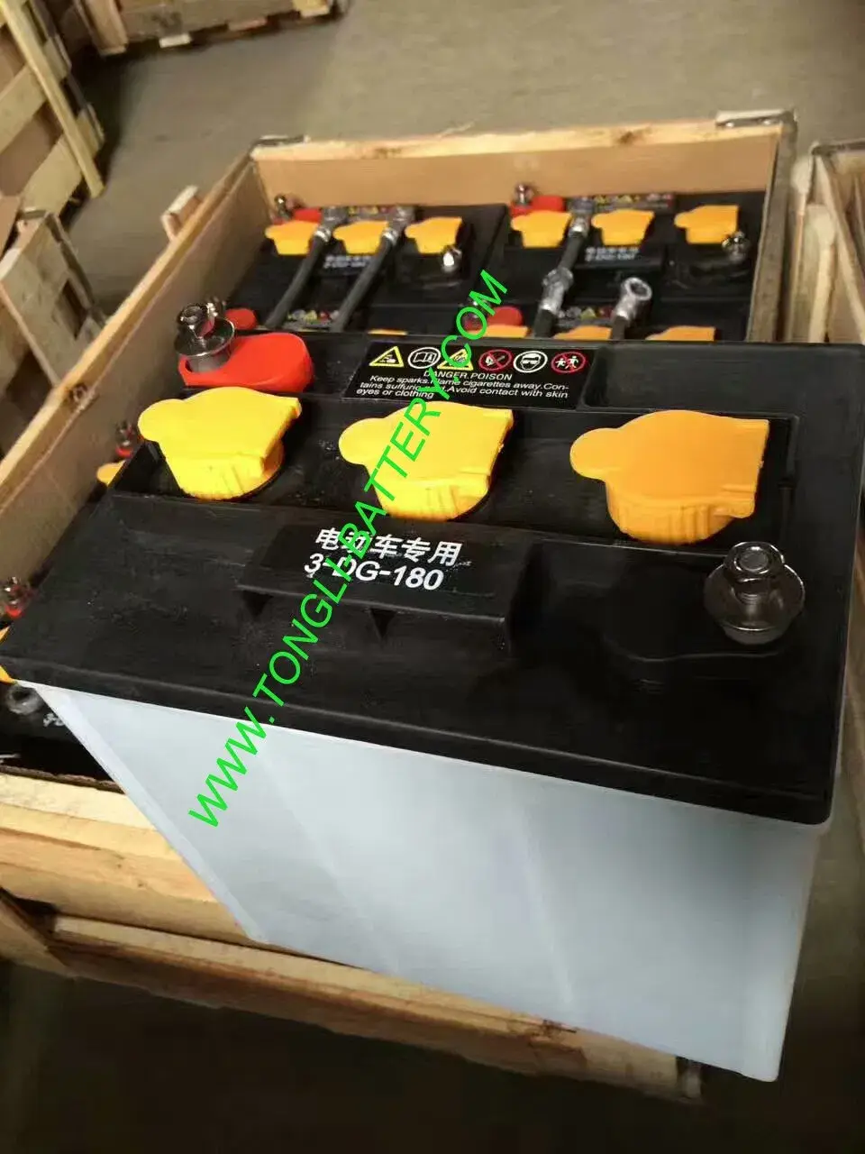 Ắc quy chì axit sâu 6V180ah cho xe golf - 3-Dg-180 chất lượng tốt