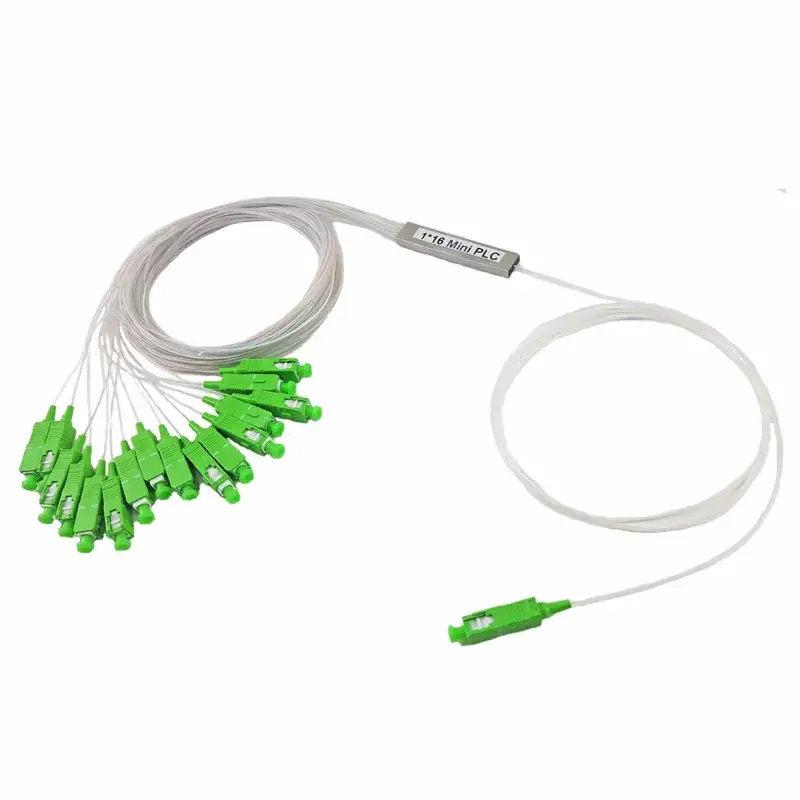 Bộ chia sợi quang mini thép FTTH 1X2 1X4 1X8 1X16 Fbt Copuler 0.9mm 2way 4way 8way PLC