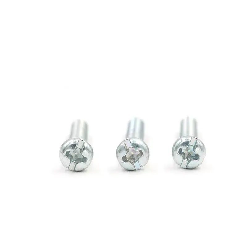 Bộ vít máy đầu tròn chất lượng cao từ thép không gỉ với rãnh chéo