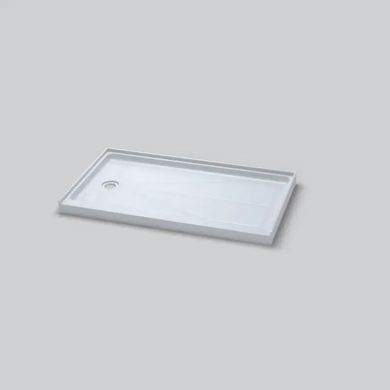 Bồn tắm acrylic chống trượt, thiết kế đứng hình chữ nhật cho phòng tắm cao cấp