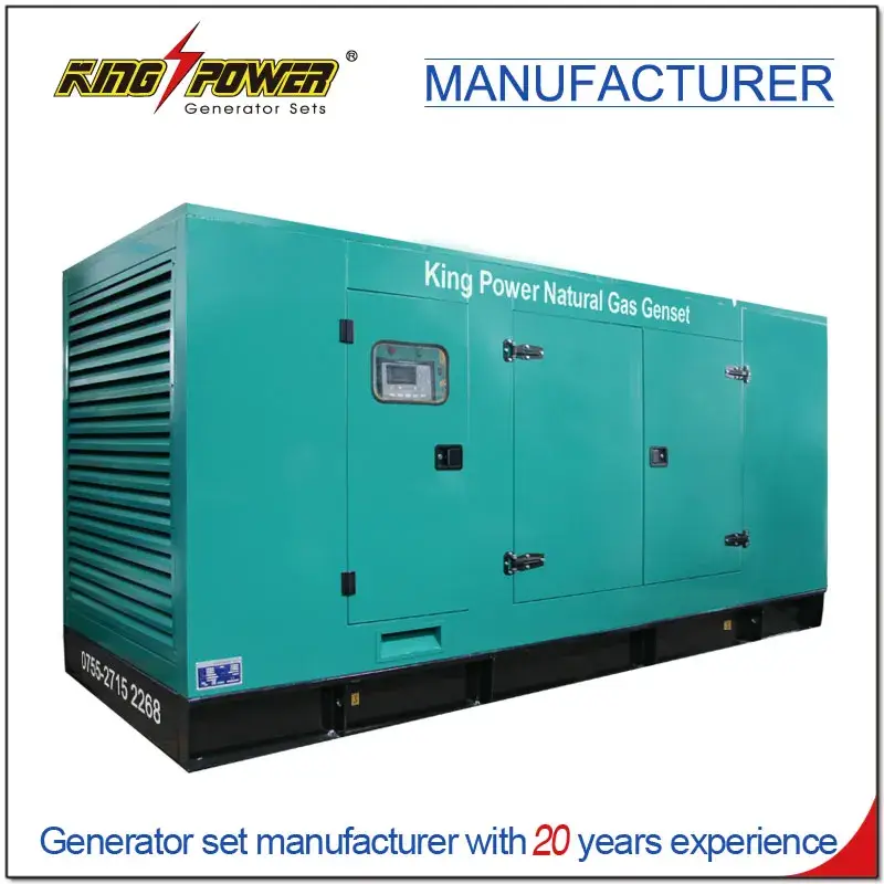 Bộ phát điện 250kVA 200kw sử dụng khí tự nhiên CNG LNG, đảm bảo hoạt động ổn định