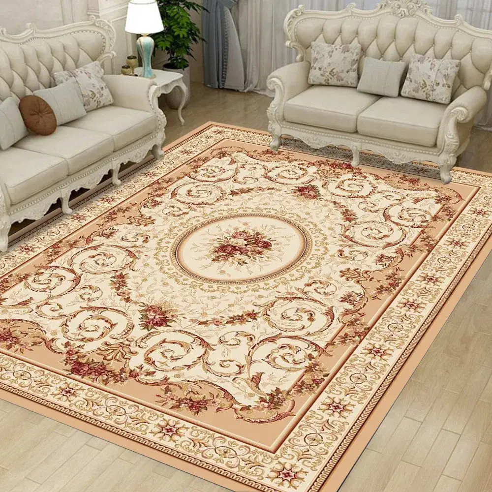 Thảm sạch dễ dàng 100% Polyester, tấm bọc nội thất 3D cho phòng khách