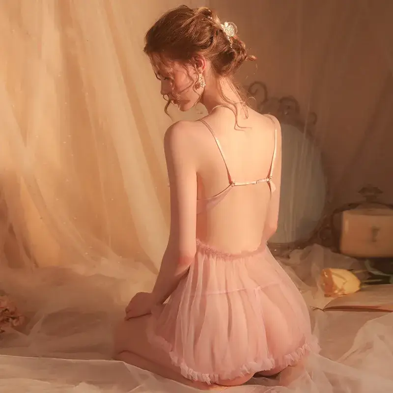 Bộ đồ lót dành cho phụ nữ trưởng thành, thiết kế babydoll ngọt ngào và quyến rũ