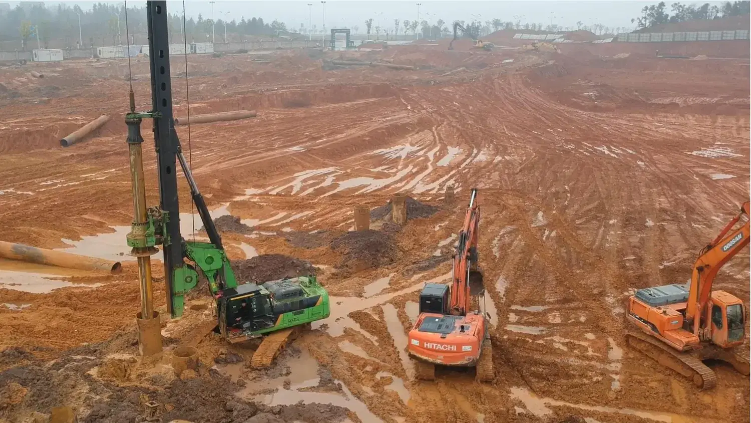 Khung Xe Kéo Đào Độ Sâu Tối Đa 43m Tysim Kr220c - Giải Pháp Máy Khoan Đóng Cọc Hiệu Quả
