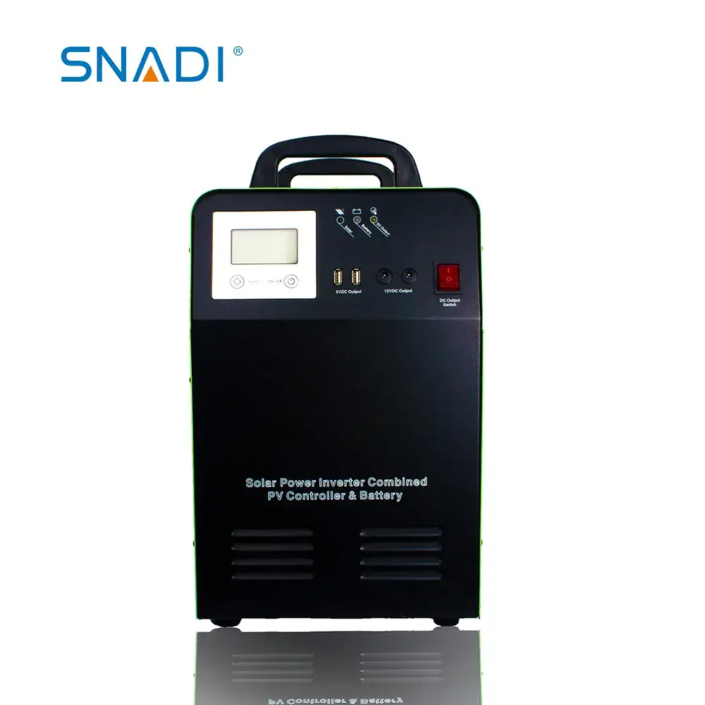 Giải pháp năng lượng mặt trời cho gia đình 500W, hệ thống điện AC/DC và sóng sine thuần
