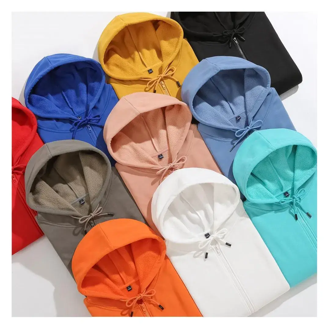 Áo hoodie thêu chenille tùy chỉnh kích thước lớn, thiết kế thời trang nặng trọng và tiện ích