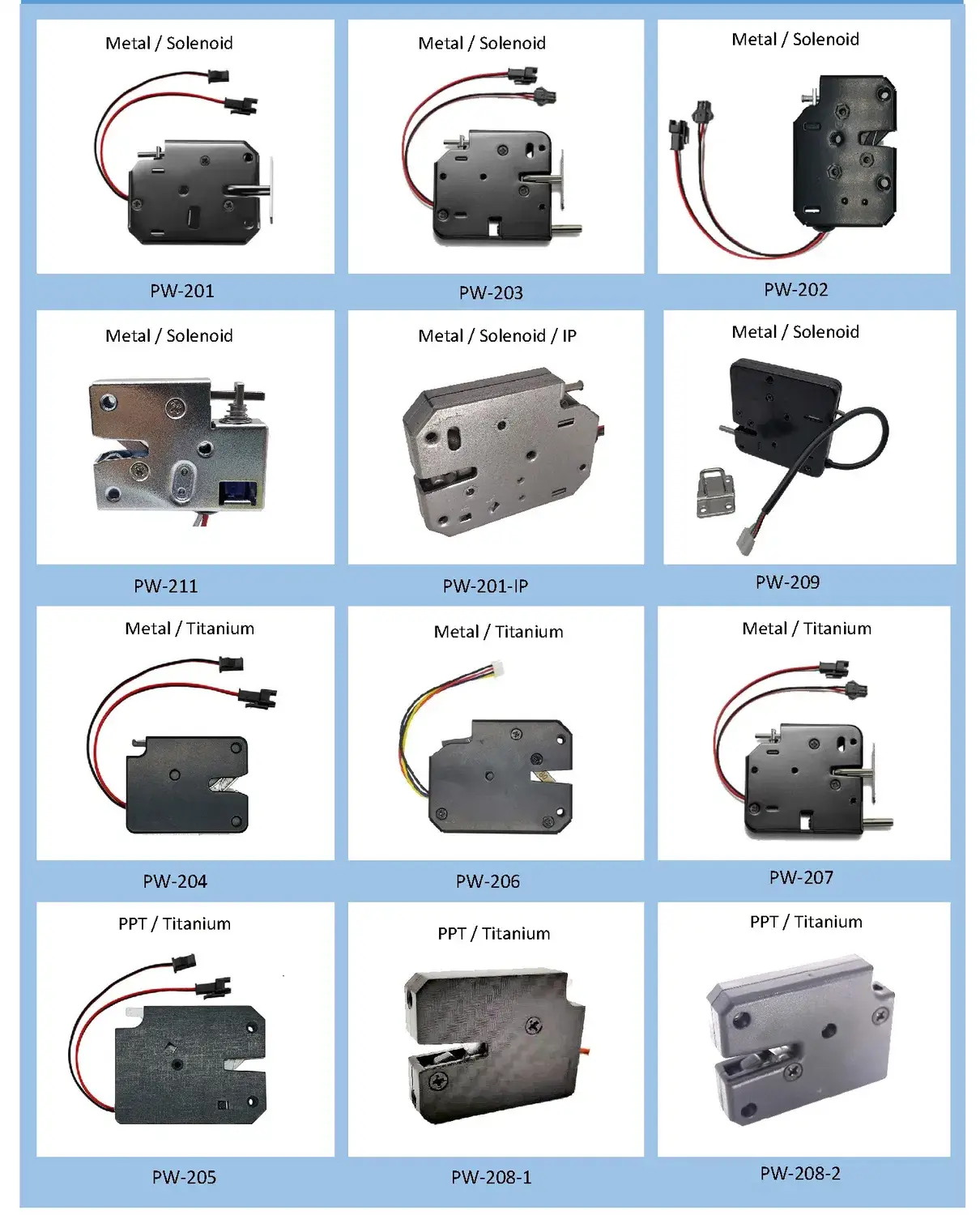 Khóa điện an ninh cho tủ và ngăn kéo với điện áp từ 3V đến 24V