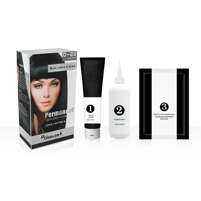 Kem nhuộm tóc vĩnh viễn không gây kích ứng da, phù hợp cho salon và sử dụng tại nhà. Giúp phủ tóc bạc hoàn hảo