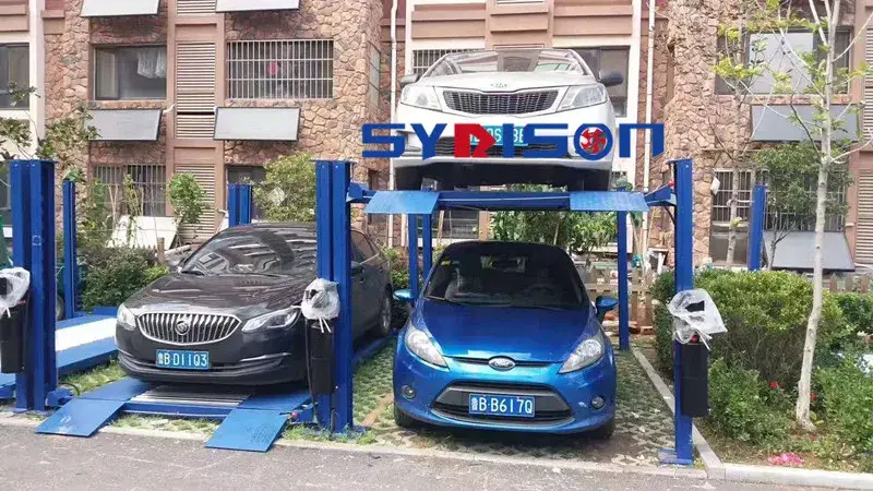 Thang nâng đỗ xe ô tô thủy lực 10 tấn cho hệ thống đỗ xe trong gara