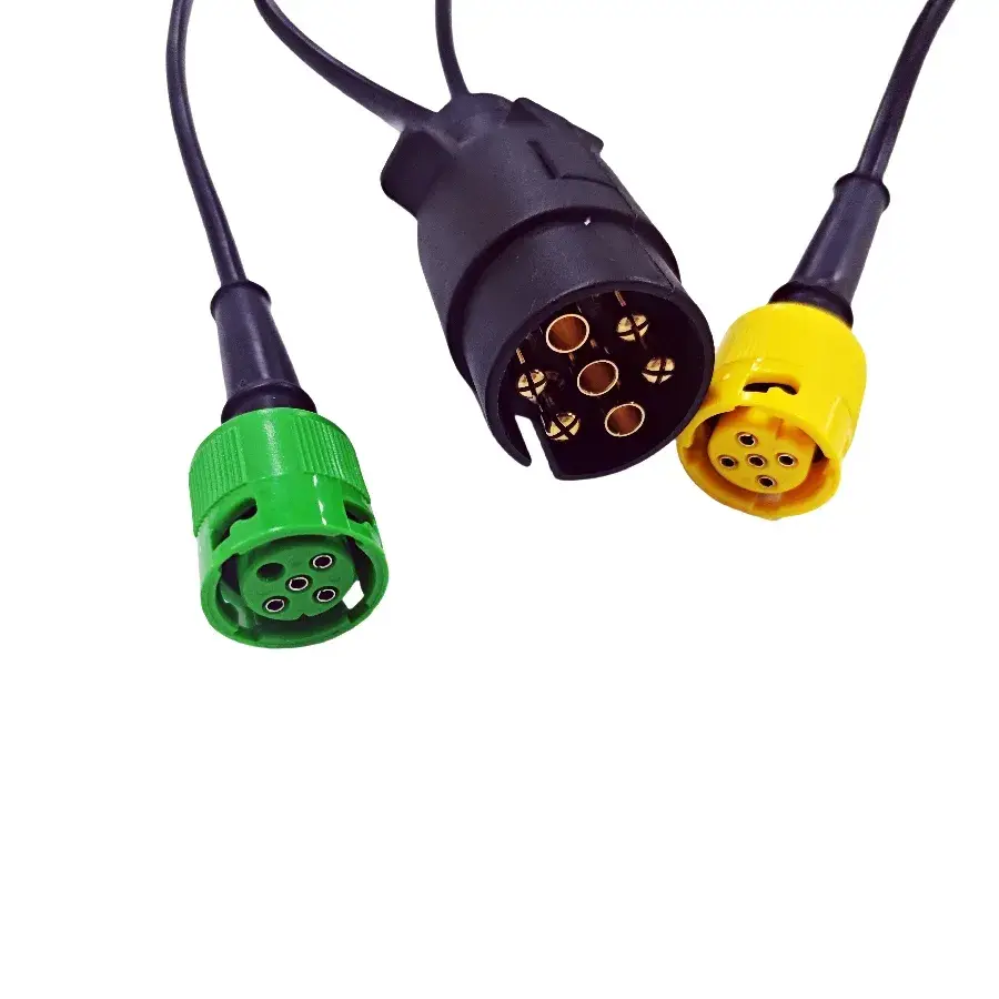 Bộ dây cáp đèn hậu LED cho xe tải, sử dụng đầu nối 7 chân