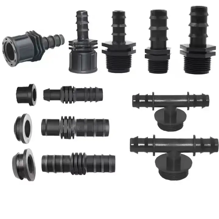 Đầu nối ống nhựa micro tưới nước 90 độ, tiện lợi cho phụ kiện tưới nước ngoài trời