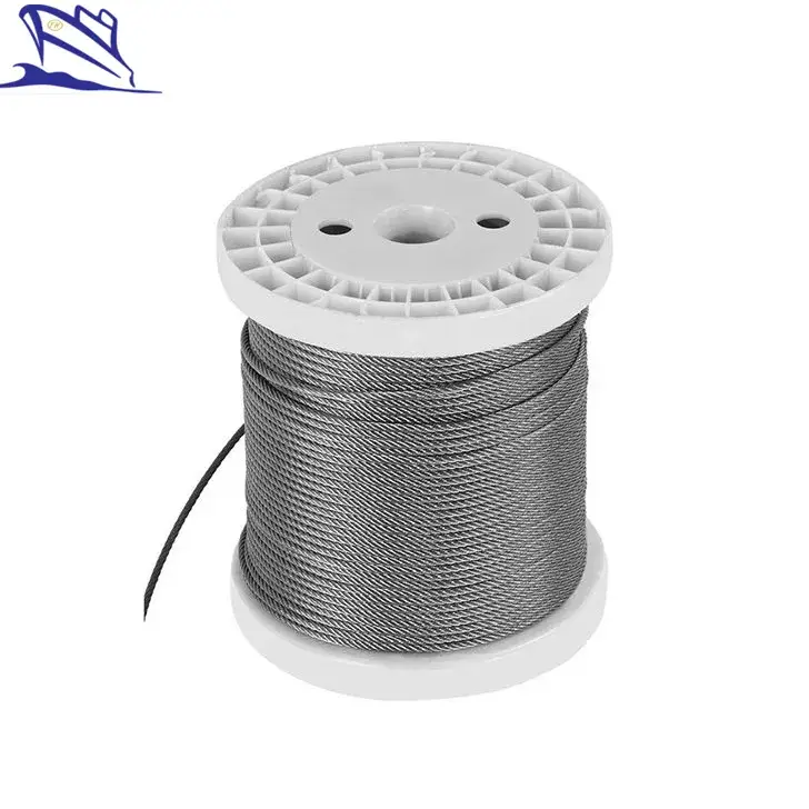 Cáp dây thép mạ kẽm chất lượng tốt phục vụ cho cần cẩu tháp trên tàu