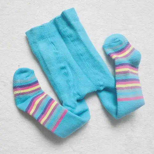 Quần Tất Cho Bé Gái Siêu Mềm, Chất Liệu Cotton Đan, Vừa Vớ Chân Chắc Chắn