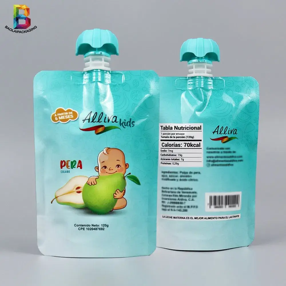 Bao bì đồ uống tiện lợi với thiết kế túi đứng độc đáo và vòi tiện lợi