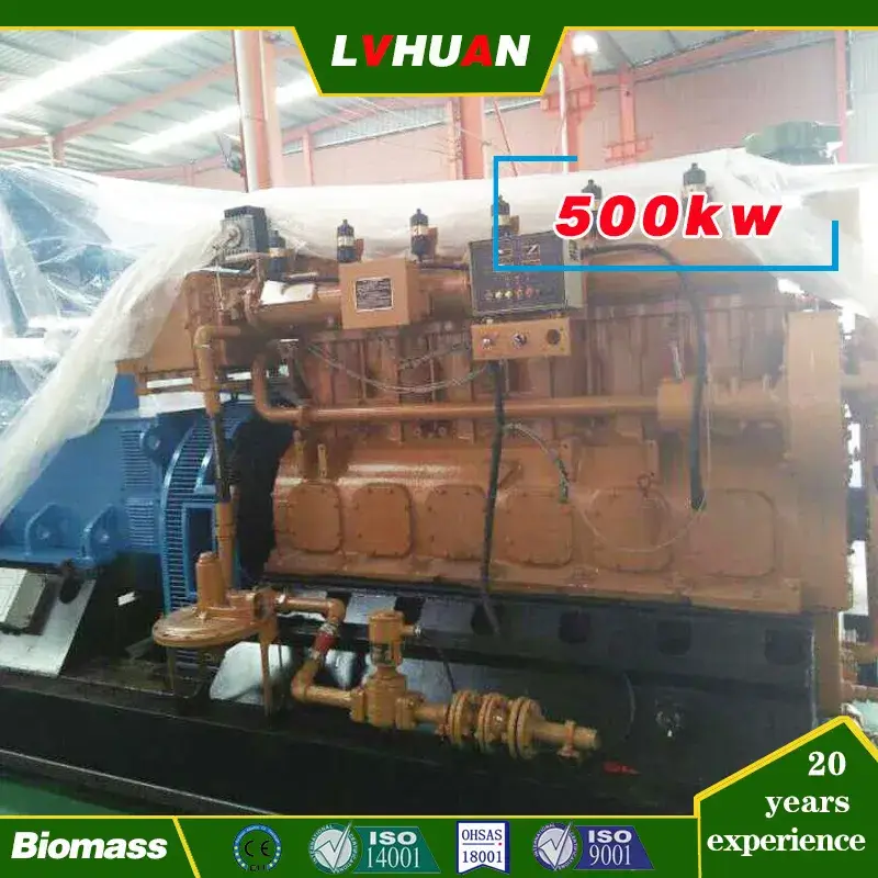 300kw -500kw Máy phát điện khí sinh học với 500/600rpm Tốc độ thấp và sự cố thấp