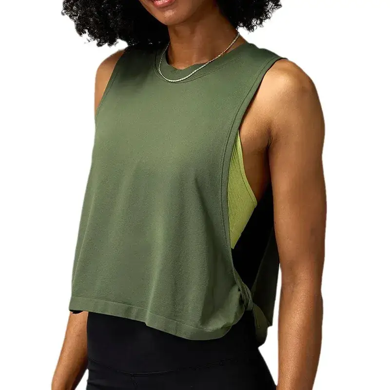 Áo Rộng Blouse Không Tay Dành Cho Nữ - Chất Liệu Thể Thao Cho Yoga, Chạy Bộ và Tập Luyện