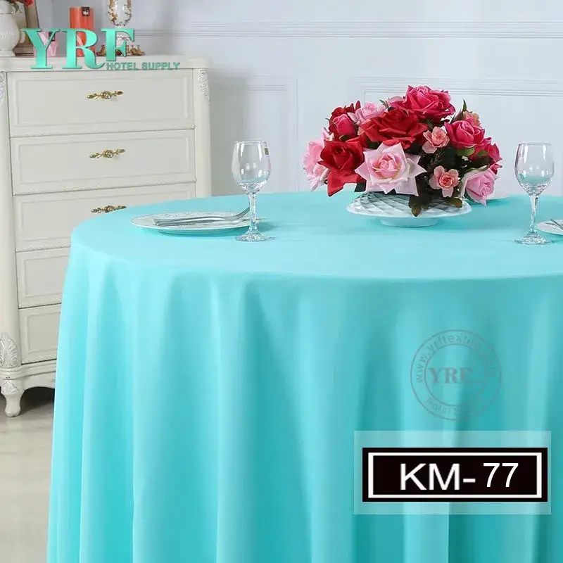Đám cưới - Bán buôn khăn trải bàn satin xanh hoàng gia trang trí đẹp mắt