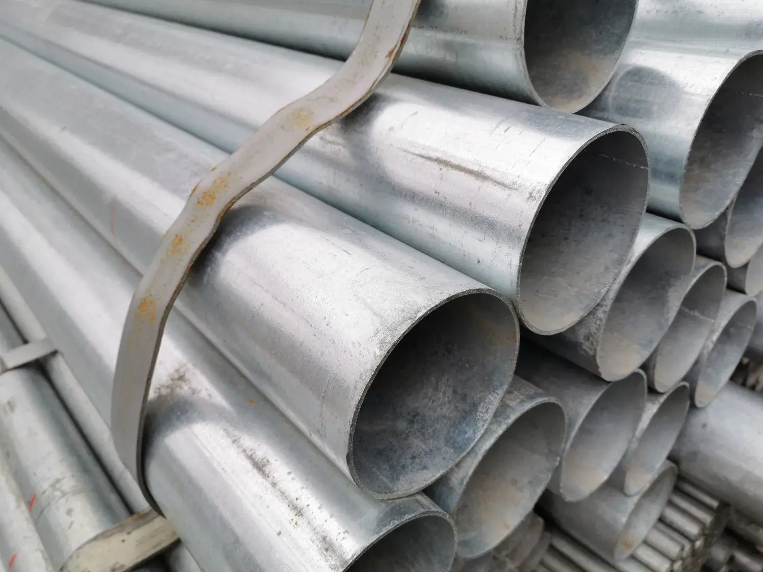 Ống thép mạ kẽm ERW ASTM Q235, ren và rãnh, sơn mạ kẽm trước - Kích thước 2 inch BS138