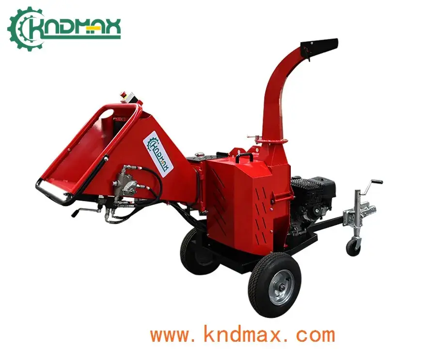 Máy băm gỗ thủy lực Kndmax 15HP – Hệ thống cấp liệu thủy lực mạnh mẽ, tiết kiệm năng lượng