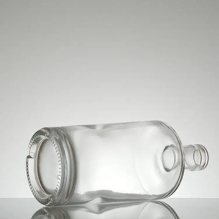 Bán Buôn Bình Thủy Tinh Rỗng Nhãn Cá Nhân 500ml 700ml 750ml Cho Vodka Whisky Brandy Tequila Gin và Rượu Spirits