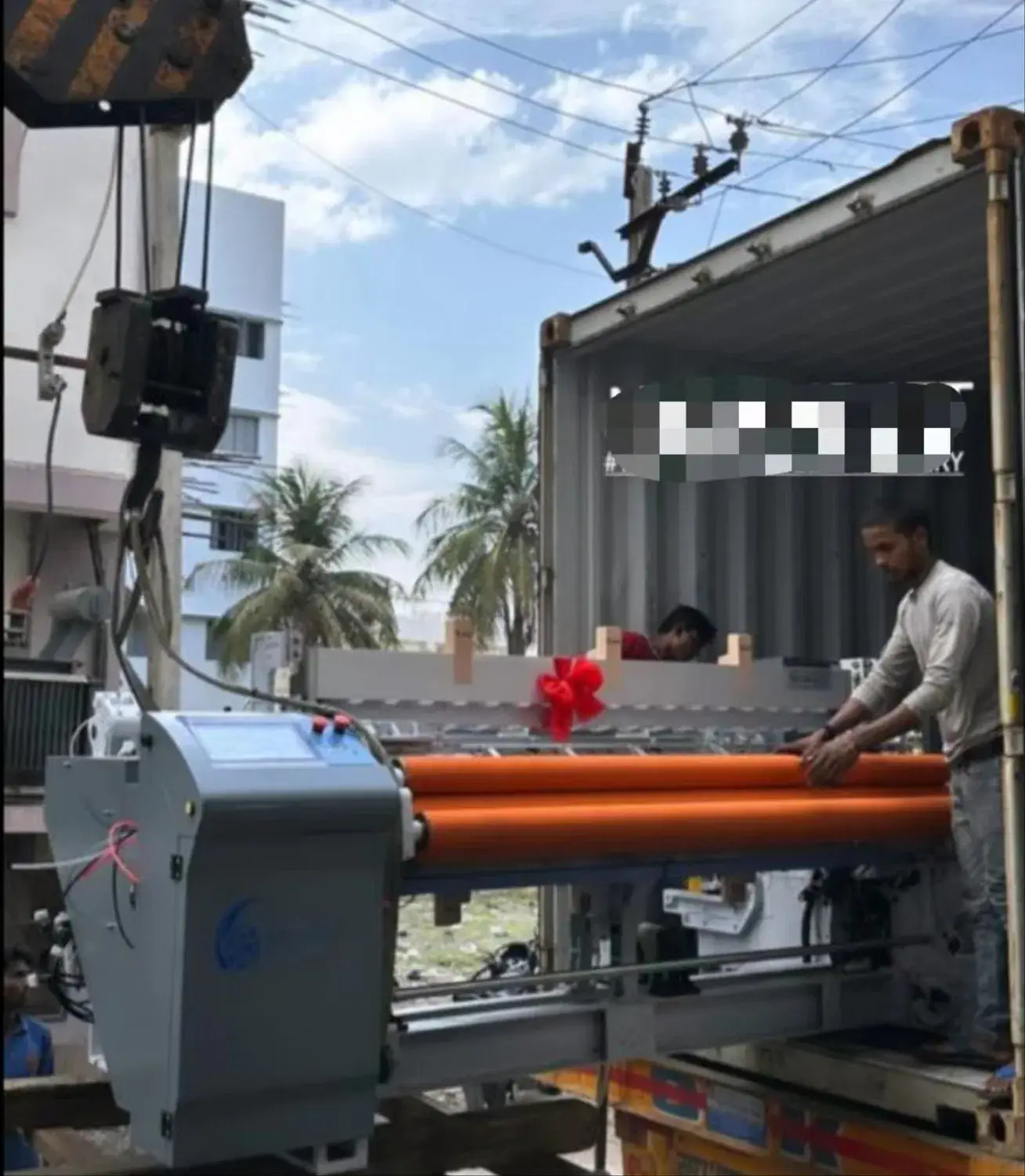 Máy dệt không khí Roj Crank 6 - 190cm, 2 nozzles, 2 feeders và khung Heald