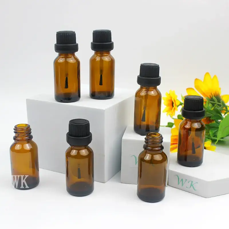 15ml Hộp ngâm móng acrylic – Sản phẩm tẩy sơn móng tay với cọ
