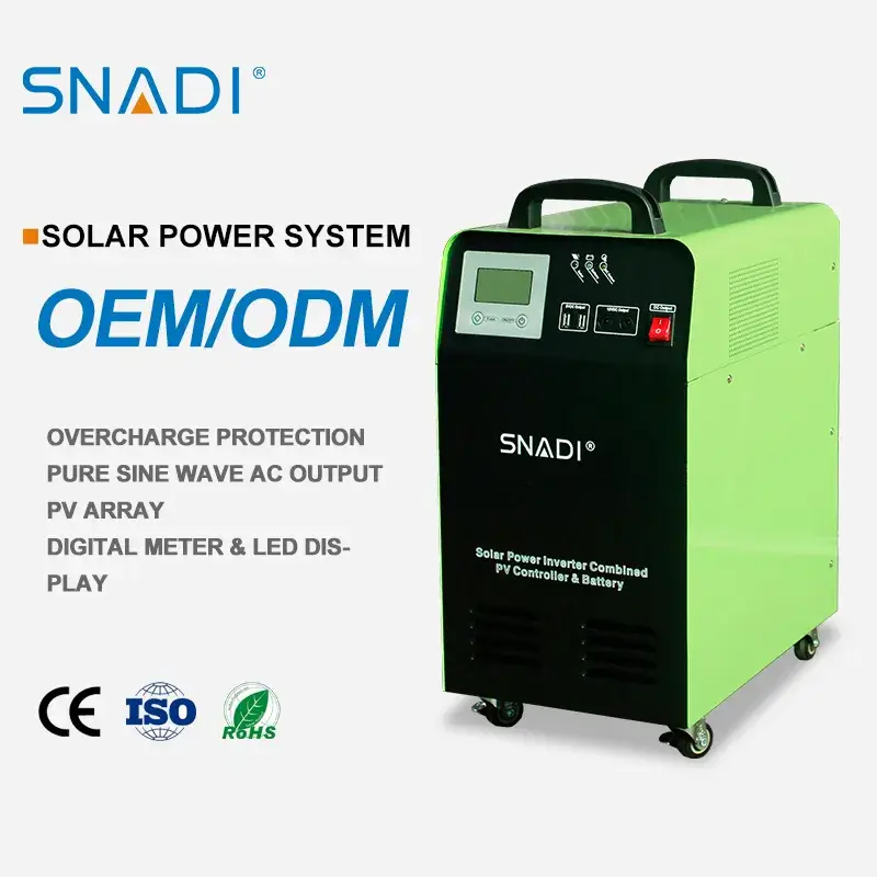 Hệ thống năng lượng mặt trời di động sóng sin thuần - Giảm giá 10% cho sản phẩm 300W, 500W, 1000W, 1500W