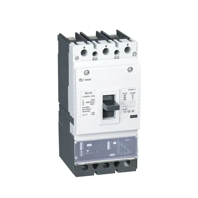 Công tắc MCCB 3 pha 250A phân phối điện áp hoạt động 400/415V - Giải pháp an toàn cho hệ thống điện