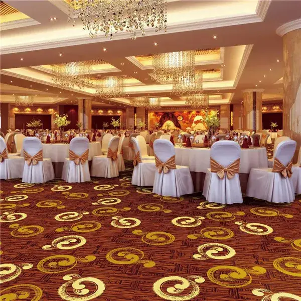 Thảm len dệt Axminster chất lượng ưu việt dành cho kinh doanh, phủ lên sàn nhà từ tường này đến tường khác