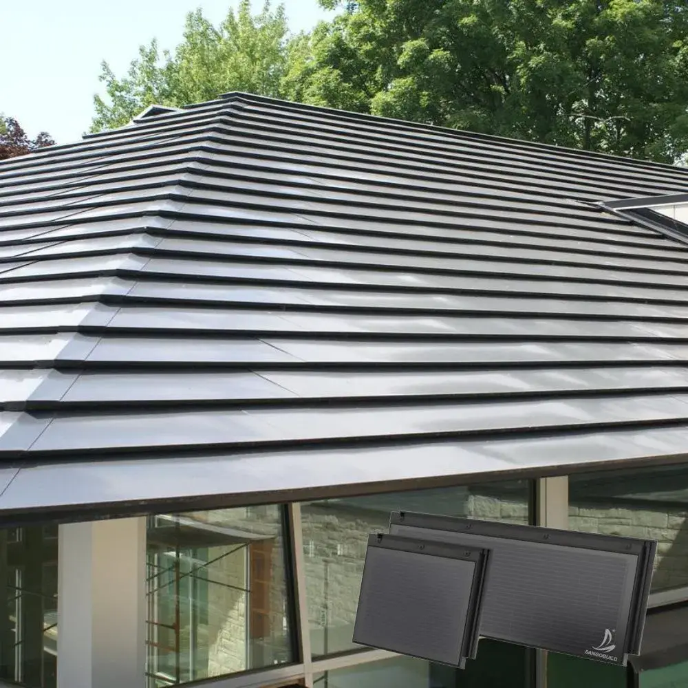 BIPV mái nhà: Giải pháp tiết kiệm năng lượng với panel mặt trời xanh trên mái ngói