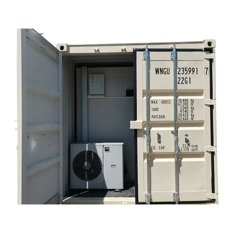 Phòng lạnh container với lớp cách nhiệt đặc biệt và cửa swing hiện đại