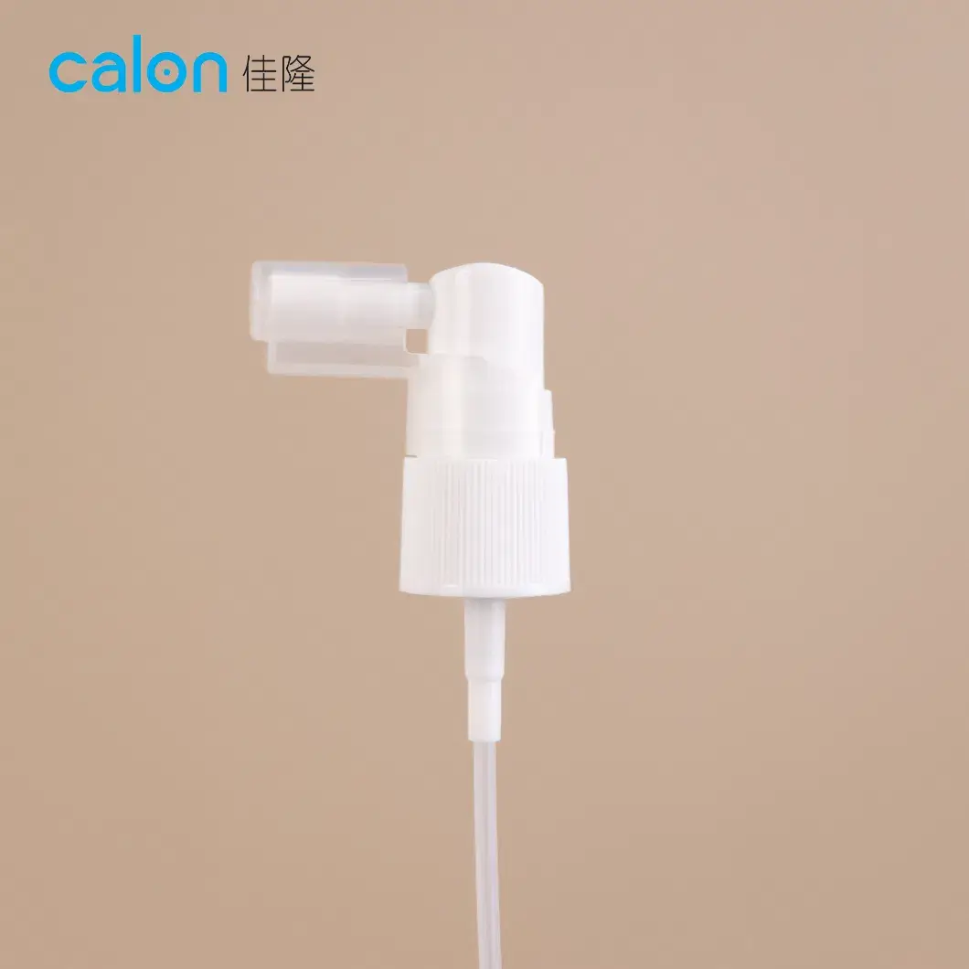Bình xịt nước súc miệng kiểu nhấn, vòi dài, xịt sương mịn, bình xịt mũi miệng chất liệu nhựa 18/410