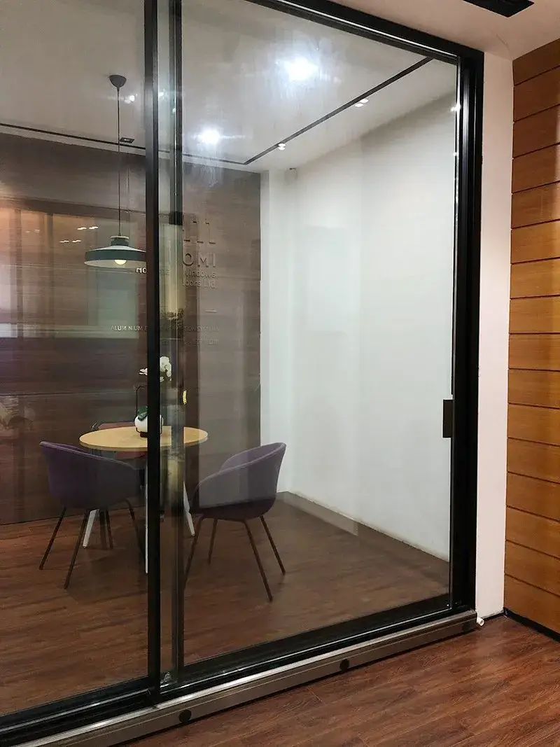 Cửa kính trượt nhôm thiết kế khung mỏng sang trọng