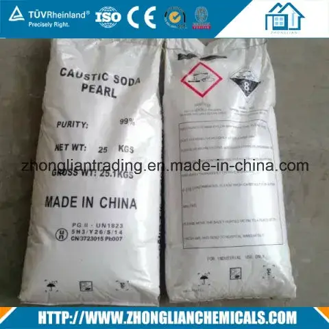 Natri hydroxit công nghiệp flake 98.5% - đóng gói trong túi 25kg