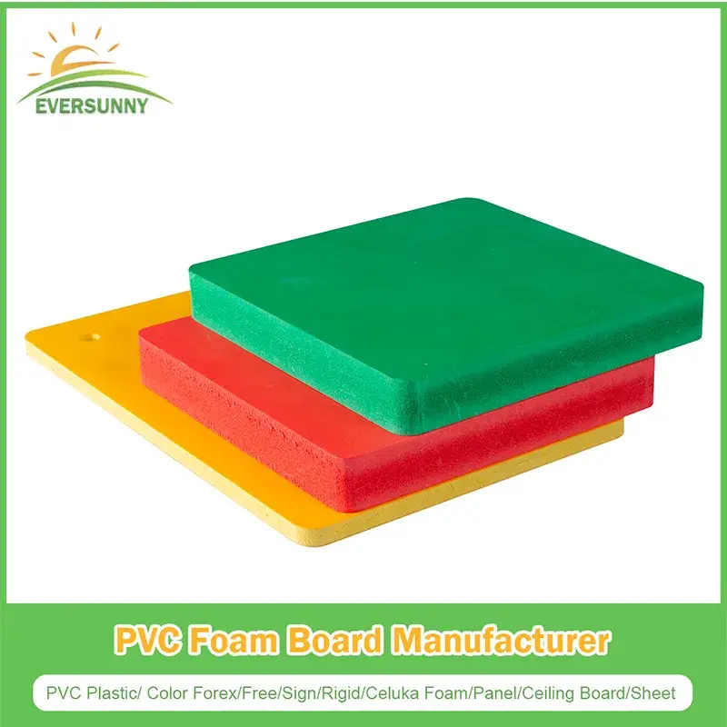 1220*2440mm Bảng nhựa PVC/ Màu Forex Rigid Celuka Foam - Sản phẩm chất lượng cao cho Bảng hiển thị, Khắc Biển báo và In UV