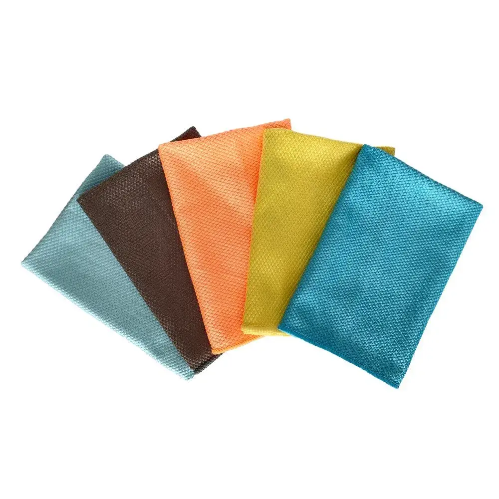Khăn lau kính hiệu quả không gây trầy xước, phù hợp cho lau cá, lau xe, lau chén đĩa - khăn xô và mềm mịn