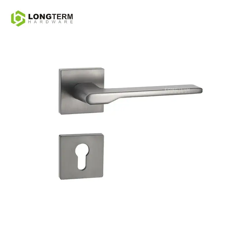 Chốt phòng ngủ hợp kim kẽm màu đen mờ - Thiết bị tay nắm cửa gỗ chất lượng cao